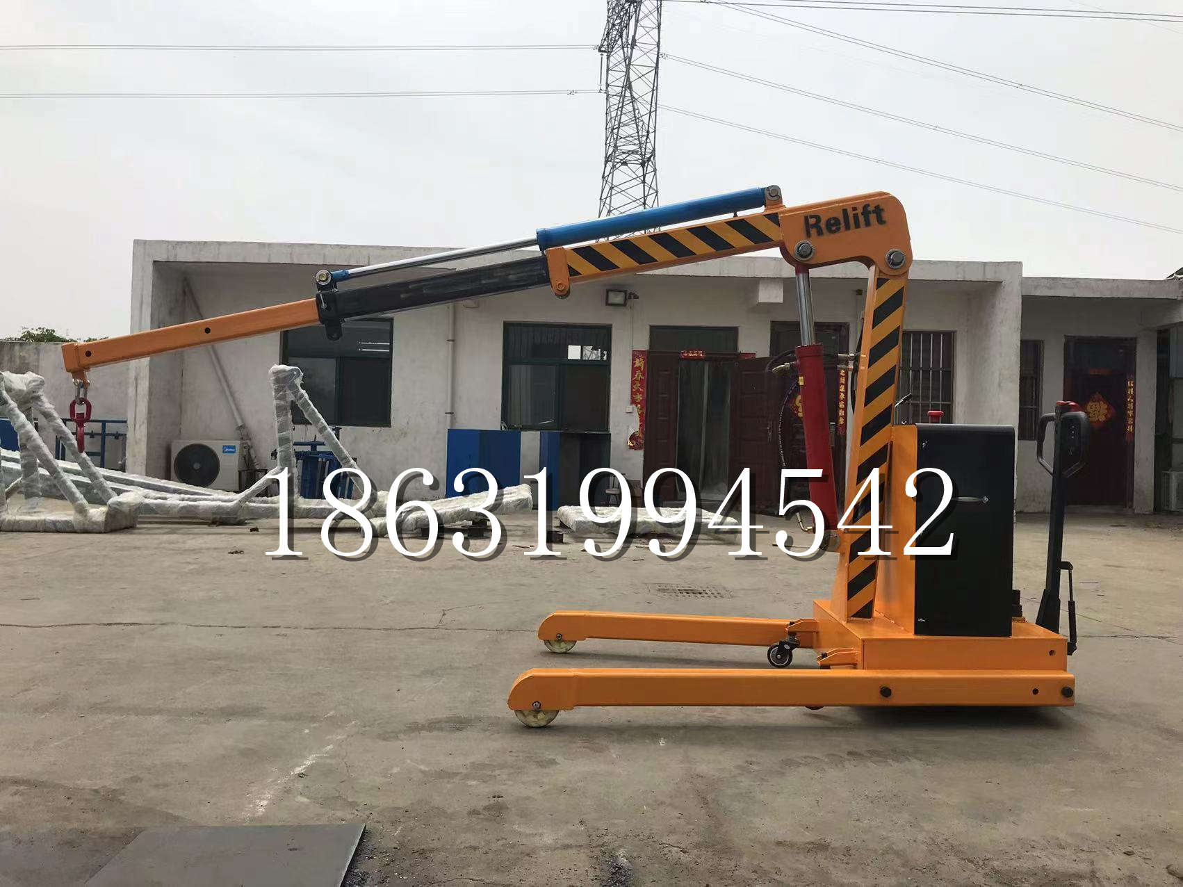 新河县久征定做3吨三轮随车吊 农用园林绿化移树吊 平板工程用小吊机