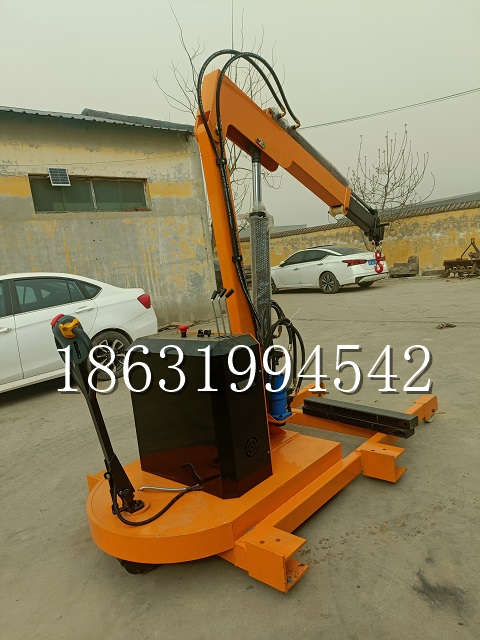 新河县自卸车厢随车吊 自制轮式四不像起重机 四驱平板吊 5吨 贵盛